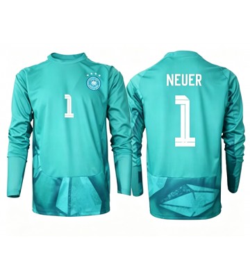 Tyskland Manuel Neuer #1 Målvakt Replika Hemmatröja VM 2026 Långärmad